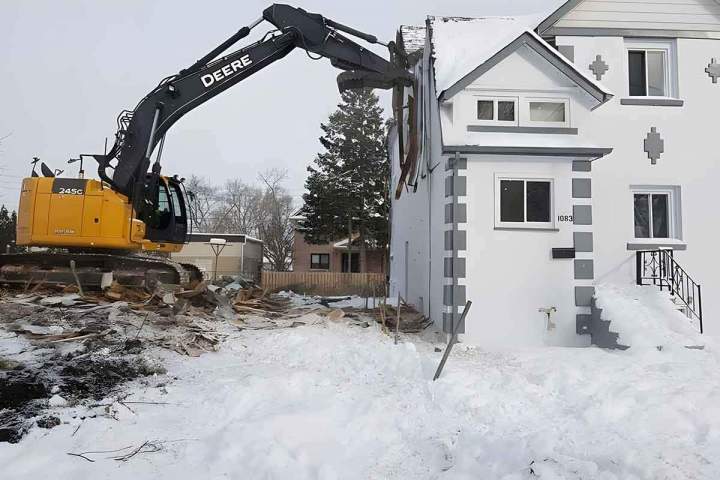 Travaux de démolition bâtiment Sherbrooke